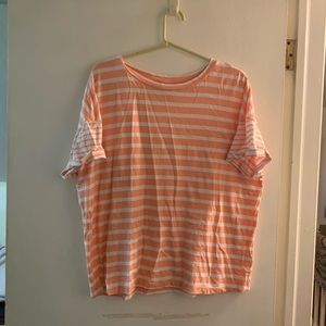 🎀 BP Coral Striped Tee